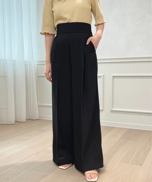 apres jour（アプレジュール）の「【セットアップ可能】ワイドパンツ【ZOZOTOWN限定アイテム】（その他パンツ・レディース・ブラック/ベージュ/ミント・X-LARGE/フリー）」の5枚目の写真