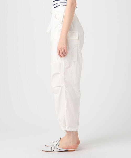 TOMORROWLAND （トゥモローランド）の「コットンリップストップ ミリタリーパンツ（カーゴパンツ・レディース・ホワイト・36/32）」の9枚目の写真