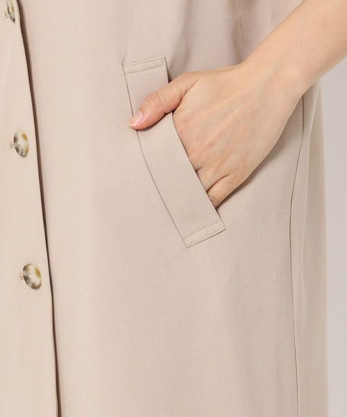 mysty woman（ミスティウーマン）の「ノーカラーミドルジレ 285439（ベスト・レディース・ダークブラウン/ベージュ/ダークオレンジ・FREE）」の21枚目の写真