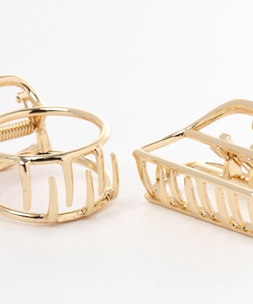 studio CLIP（スタディオクリップ）の「2SETミニメタルバンス（バレッタ/ヘアクリップ・レディース・その他2/その他3/その他1・FREE）」の9枚目の写真