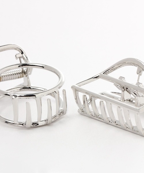 studio CLIP（スタディオクリップ）の「2SETミニメタルバンス（バレッタ/ヘアクリップ・レディース・その他2/その他3/その他1・FREE）」の7枚目の写真