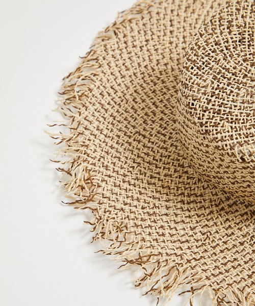 PUBLIC TOKYO（パブリックトウキョウ）の「フリンジカンカンボウ（ハット・レディース・ベージュ/カーキ・FREE）」の9枚目の写真