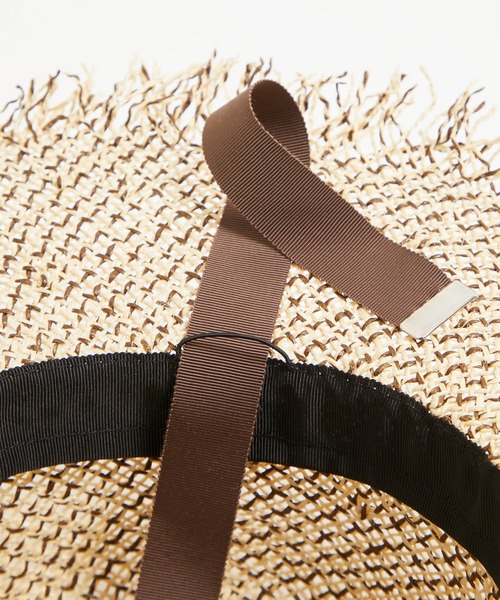 PUBLIC TOKYO（パブリックトウキョウ）の「フリンジカンカンボウ（ハット・レディース・ベージュ/カーキ・FREE）」の10枚目の写真