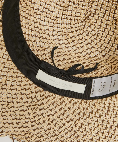 PUBLIC TOKYO（パブリックトウキョウ）の「フリンジカンカンボウ（ハット・レディース・ベージュ/カーキ・FREE）」の11枚目の写真