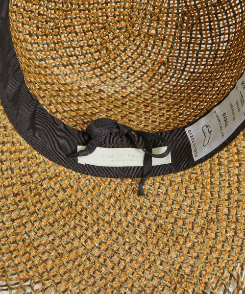 PUBLIC TOKYO（パブリックトウキョウ）の「フリンジカンカンボウ（ハット・レディース・ベージュ/カーキ・FREE）」の15枚目の写真