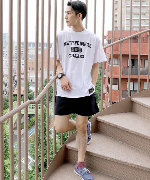 COLLARS(カラーズ)の「【COLLARS/カラーズ】NEWWAVE JUNGLE Tシャツ(Tシャツ/カットソー・メンズ・ブラック/ホワイト/カーキ・XXL/L/XL/M)」の1枚目の写真