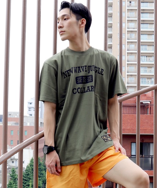 COLLARS(カラーズ)の「【COLLARS/カラーズ】NEWWAVE JUNGLE Tシャツ(Tシャツ/カットソー・メンズ・ブラック/ホワイト/カーキ・XXL/L/XL/M)」の16枚目の写真