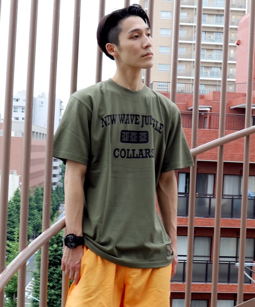 COLLARS(カラーズ)の「【COLLARS/カラーズ】NEWWAVE JUNGLE Tシャツ(Tシャツ/カットソー・メンズ・ブラック/ホワイト/カーキ・XXL/L/XL/M)」の15枚目の写真