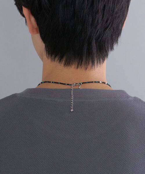 SHIPS(シップス)の「*SHIPS: ビーズ ネックレス(ネックレス・メンズ・ライトブルー/ブラック/レッド・ONE SIZE)」の5枚目の写真