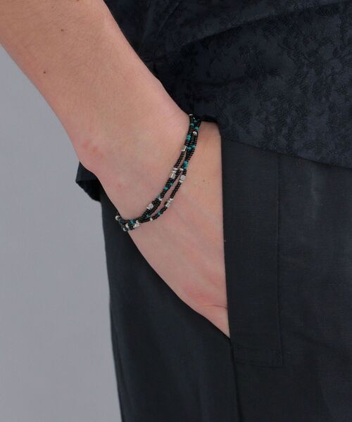 SHIPS(シップス)の「*SHIPS: ビーズ ネックレス(ネックレス・メンズ・ライトブルー/ブラック/レッド・ONE SIZE)」の7枚目の写真