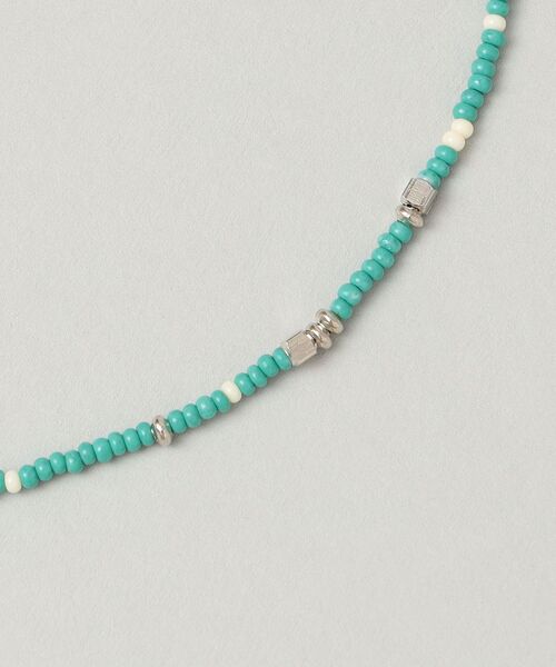 SHIPS(シップス)の「*SHIPS: ビーズ ネックレス(ネックレス・メンズ・ライトブルー/ブラック/レッド・ONE SIZE)」の14枚目の写真