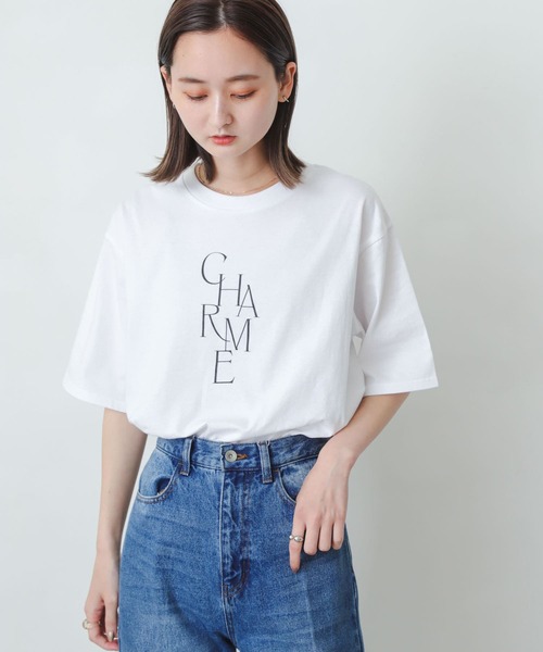 SENSE OF PLACE by URBAN RESEARCH（センスオブプレイスバイアーバンリサーチ）の「アソートロゴグラフィックTシャツ(半袖)（Tシャツ/カットソー・レディース・オフホワイト/オレンジ/ライトブルー・ONE）」の8枚目の写真