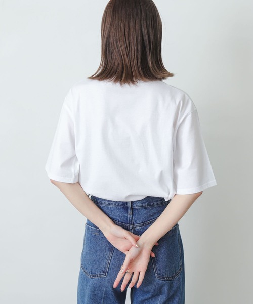 SENSE OF PLACE by URBAN RESEARCH（センスオブプレイスバイアーバンリサーチ）の「アソートロゴグラフィックTシャツ(半袖)（Tシャツ/カットソー・レディース・オフホワイト/オレンジ/ライトブルー・ONE）」の22枚目の写真