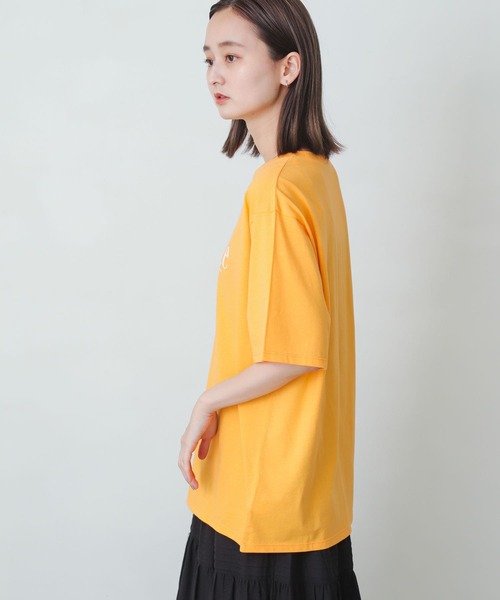 SENSE OF PLACE by URBAN RESEARCH（センスオブプレイスバイアーバンリサーチ）の「アソートロゴグラフィックTシャツ(半袖)（Tシャツ/カットソー・レディース・オフホワイト/オレンジ/ライトブルー・ONE）」の15枚目の写真