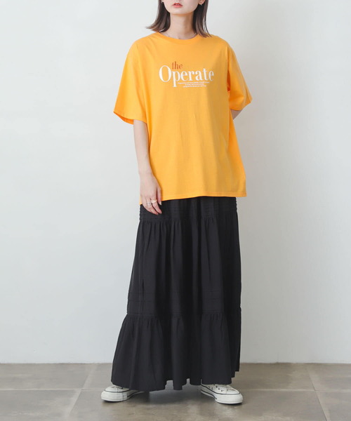 SENSE OF PLACE by URBAN RESEARCH（センスオブプレイスバイアーバンリサーチ）の「アソートロゴグラフィックTシャツ(半袖)（Tシャツ/カットソー・レディース・オフホワイト/オレンジ/ライトブルー・ONE）」の20枚目の写真