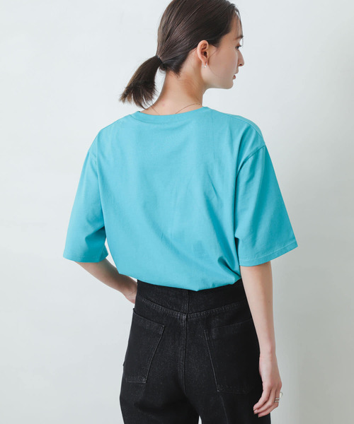 SENSE OF PLACE by URBAN RESEARCH（センスオブプレイスバイアーバンリサーチ）の「アソートロゴグラフィックTシャツ(半袖)（Tシャツ/カットソー・レディース・オフホワイト/オレンジ/ライトブルー・ONE）」の9枚目の写真