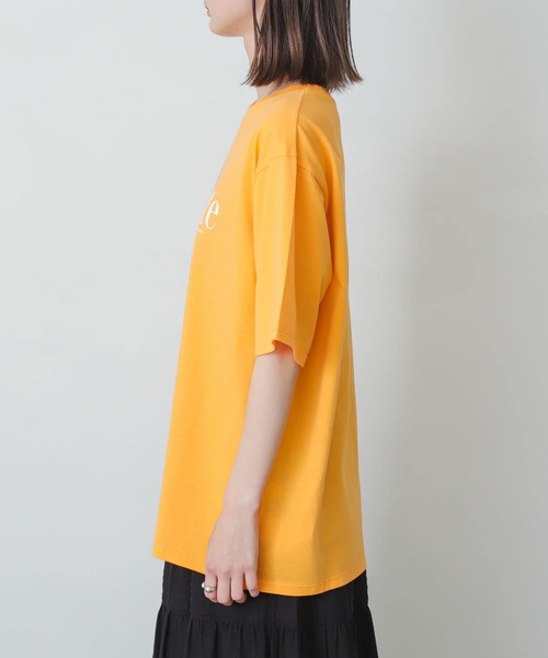 SENSE OF PLACE by URBAN RESEARCH（センスオブプレイスバイアーバンリサーチ）の「アソートロゴグラフィックTシャツ(半袖)（Tシャツ/カットソー・レディース・オフホワイト/オレンジ/ライトブルー・ONE）」の5枚目の写真