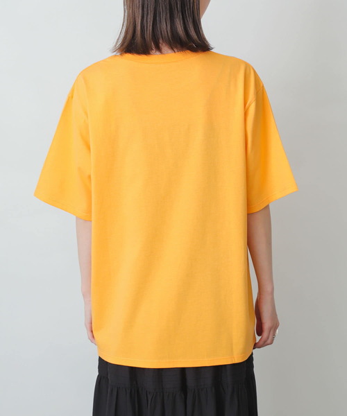 SENSE OF PLACE by URBAN RESEARCH（センスオブプレイスバイアーバンリサーチ）の「アソートロゴグラフィックTシャツ(半袖)（Tシャツ/カットソー・レディース・オフホワイト/オレンジ/ライトブルー・ONE）」の16枚目の写真