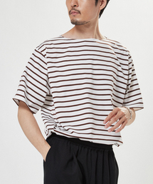 EDIFICE SELECT | 【Ets.LUCEBER】別注 ボーダー ボートネック Tシャツ(Tシャツ/カットソー)