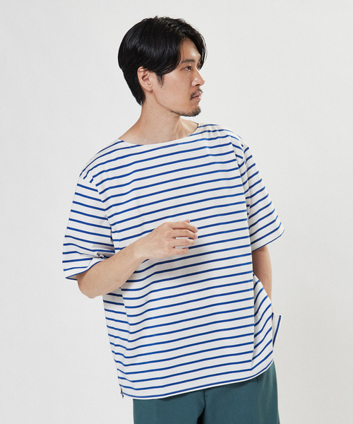 EDIFICE SELECT（エディフィスセレクト）の「【Ets.LUCEBER】別注 ボーダー ボートネック Tシャツ（Tシャツ/カットソー・メンズ・その他4/その他9/その他10/その他11・MEDIUM/LARGE）」の21枚目の写真