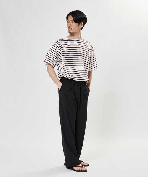 セール】【Ets.LUCEBER】別注 ボーダー ボートネック Tシャツ(T セール】【Ets.LUCEBER】別注 ボーダー ボートネック Tシャツ(T