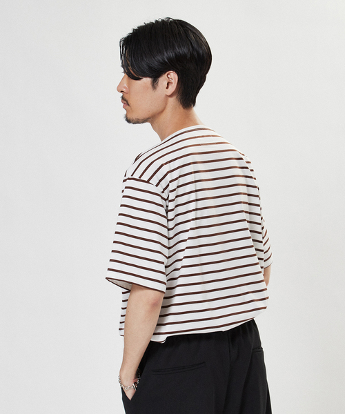 EDIFICE SELECT（エディフィスセレクト）の「【Ets.LUCEBER】別注 ボーダー ボートネック Tシャツ（Tシャツ/カットソー・メンズ・その他4/その他9/その他10/その他11・MEDIUM/LARGE）」の17枚目の写真