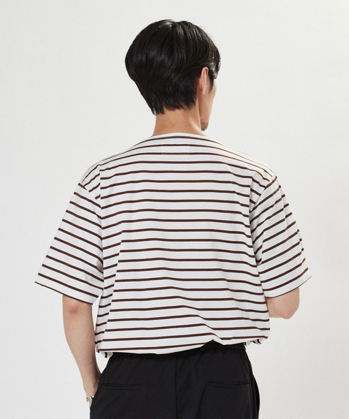 EDIFICE SELECT（エディフィスセレクト）の「【Ets.LUCEBER】別注 ボーダー ボートネック Tシャツ（Tシャツ/カットソー・メンズ・その他4/その他9/その他10/その他11・MEDIUM/LARGE）」の22枚目の写真