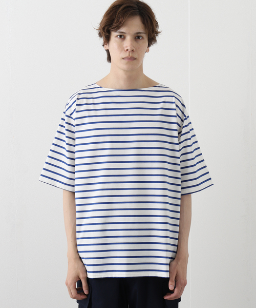 EDIFICE SELECT（エディフィスセレクト）の「【Ets.LUCEBER】別注 ボーダー ボートネック Tシャツ（Tシャツ/カットソー・メンズ・その他4/その他9/その他10/その他11・MEDIUM/LARGE）」の8枚目の写真