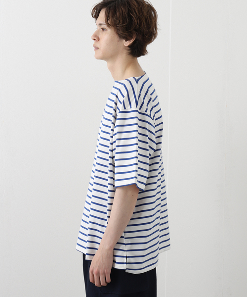 セール】【Ets.LUCEBER】別注 ボーダー ボートネック Tシャツ(T セール】【Ets.LUCEBER】別注 ボーダー ボートネック Tシャツ(T