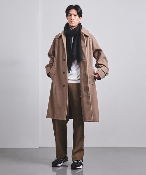 Johnstons of Elgin(ジョンストンズオブエルガン)の「【別注】<JOHNSTONS> 2プライ マフラー(マフラー・メンズ・オレンジ/グレー/ブラック・FREE)」の13枚目の写真