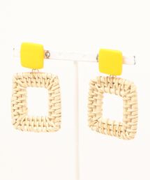 【atelier*mio】クレイ × ラタン pierce