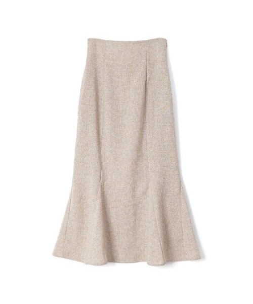 flower（フラワー）の「パピヨンツイードスカート（スカート・レディース・ベージュ/ブラック・FREE）」の19枚目の写真