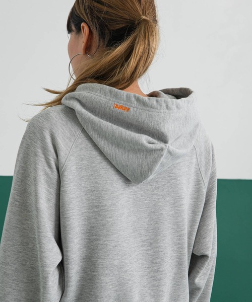 bohmal(ボマール)の「ロゴ刺繍ヘビーウェイトスウェットパーカー(スウェット・レディース・オフホワイト/杢グレー/チャコールグレー・FREE)」の8枚目の写真