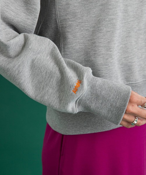 bohmal(ボマール)の「ロゴ刺繍ヘビーウェイトスウェットパーカー(スウェット・レディース・オフホワイト/杢グレー/チャコールグレー・FREE)」の11枚目の写真