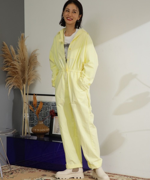 ROSE BUD オールインワン ROSE BUD オールインワン (CREOLME)PRINT COMBINAISON