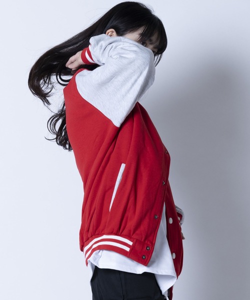 ARCADE(アーケード)の「スウェット スタジャン 裏地フリース 男女兼用ユニセックスデザイン -ARCADE Limited Line-(スタジャン・メンズ・その他2/その他4/その他7/その他8/その他5/その他9/その他1/その他3/その他6・2XL/L/XL/4XL/3XL)」の1枚目の写真