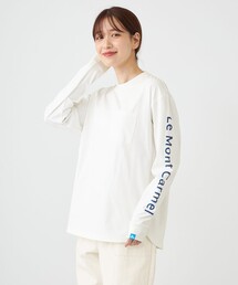 SHARE PARK | 【UNISEX】吸水速乾 ショルダーロゴロングスリーブTシャツ(Tシャツ/カットソー)