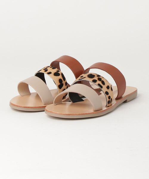 SOL SANA(ソルサナ)の「JOAQUIN SLIDE(サンダル・レディース・ブラウン/マルチ/ブラウン系/イエロー系/レッド系・37/38/39/36)」の2枚目の写真