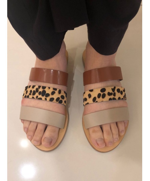 SOL SANA(ソルサナ)の「JOAQUIN SLIDE(サンダル・レディース・ブラウン/マルチ/ブラウン系/イエロー系/レッド系・37/38/39/36)」の8枚目の写真