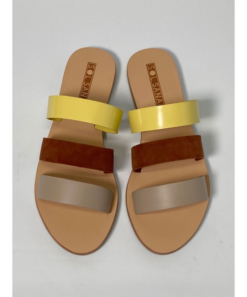 SOL SANA(ソルサナ)の「JOAQUIN SLIDE(サンダル・レディース・ブラウン/マルチ/ブラウン系/イエロー系/レッド系・37/38/39/36)」の12枚目の写真