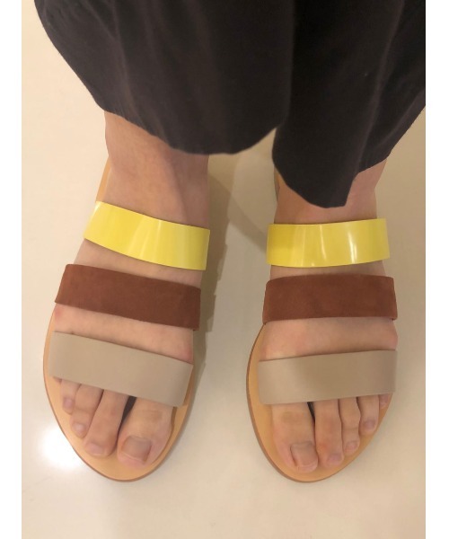 SOL SANA(ソルサナ)の「JOAQUIN SLIDE(サンダル・レディース・ブラウン/マルチ/ブラウン系/イエロー系/レッド系・37/38/39/36)」の11枚目の写真