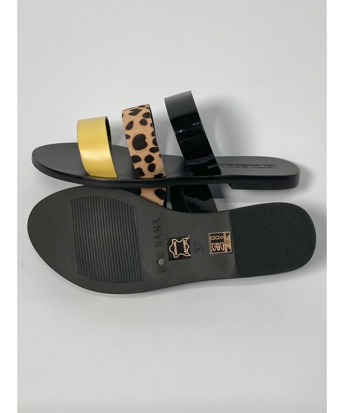 SOL SANA(ソルサナ)の「JOAQUIN SLIDE(サンダル・レディース・ブラウン/マルチ/ブラウン系/イエロー系/レッド系・37/38/39/36)」の16枚目の写真