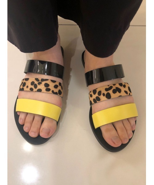 SOL SANA(ソルサナ)の「JOAQUIN SLIDE(サンダル・レディース・ブラウン/マルチ/ブラウン系/イエロー系/レッド系・37/38/39/36)」の14枚目の写真