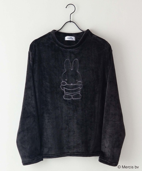 Miffy（ ミッフィー）の「【MIFFY/ミッフィー】別注　ボア　ルームウェア　セットアップ　上下セット（ルームウェア/パジャマ・メンズ・ホワイト系その他/ブラック/ベージュ/グレー系その他/ベージュ系その他/ブラック系その他/チャコールグレー/ホワイト/ホワイト系その他3/ブラック系その他3・LARGE/MEDIUM/X-LARGE）」の17枚目の写真