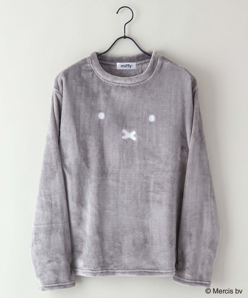 Miffy（ ミッフィー）の「【MIFFY/ミッフィー】別注　ボア　ルームウェア　セットアップ　上下セット（ルームウェア/パジャマ・メンズ・ホワイト系その他/ブラック/ベージュ/グレー系その他/ベージュ系その他/ブラック系その他/チャコールグレー/ホワイト/ホワイト系その他3/ブラック系その他3・LARGE/MEDIUM/X-LARGE）」の19枚目の写真