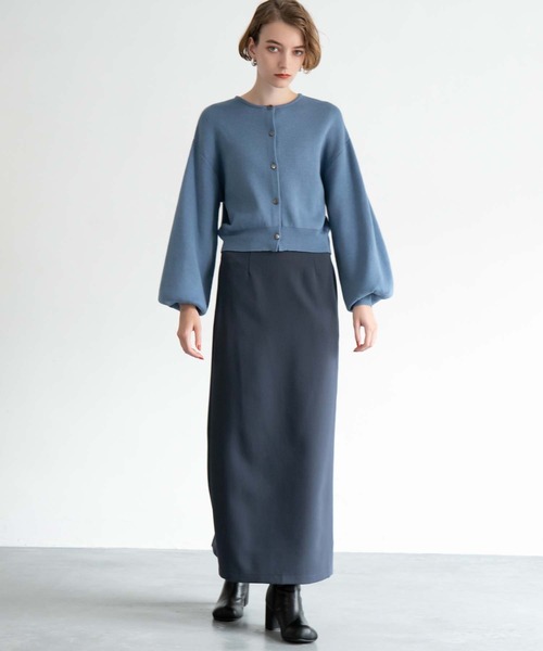 CEDNIE(セドニー)の「ハイウエストタイトロングスカート(スカート・レディース・イエロー/ブルーグレー・S/M)」の19枚目の写真