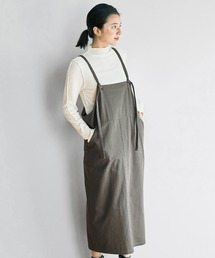 avecmoi | 【佐藤かなさんプロデュース】 アヴェクモワ　ジャンパースカート〈チャコール〉(ジャンパースカート)