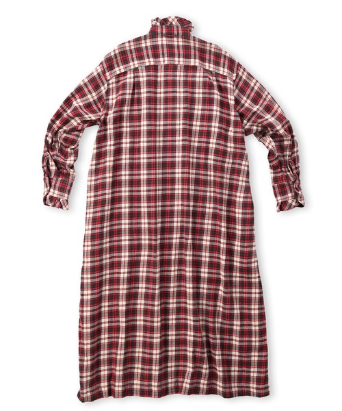 45R（フォーティファイブアール）の「インドネルのタックフリルドレス