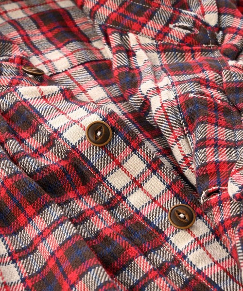 45R（フォーティファイブアール）の「インドネルのタックフリルドレス