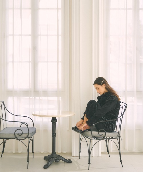 MIRO AMURETTE（ミロアミュレット）の「velour frill pants（その他パンツ・レディース・ブラック・SMALL/MEDIUM）」の9枚目の写真